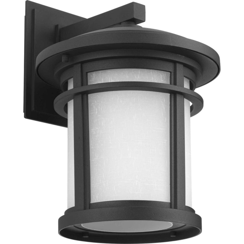 Progress Lighting P6085-31 One Light Wall Lantern, Black