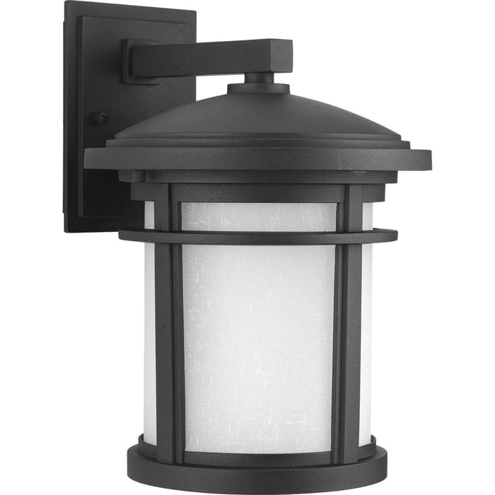 Progress Lighting P6085-31 One Light Wall Lantern, Black