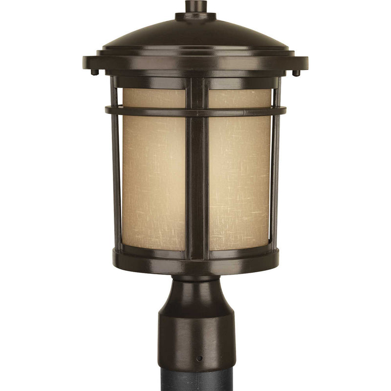 Progress Lighting P6424-20 One Light Post Lantern, Antique Bronze