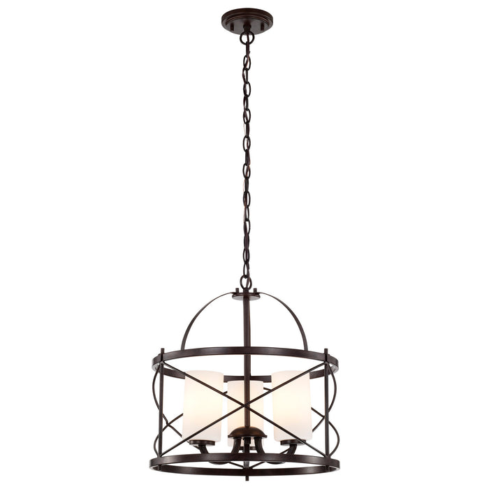 Nuvo Lighting 60-5337 Three Light Pendant, Old Bronze