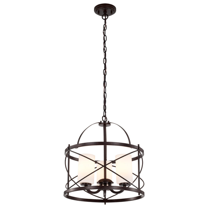 Nuvo Lighting 60-5337 Three Light Pendant, Old Bronze