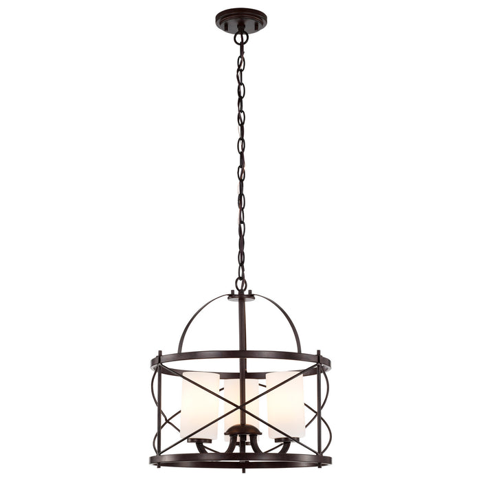 Nuvo Lighting 60-5337 Three Light Pendant, Old Bronze