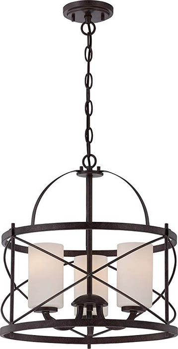 Nuvo Lighting 60-5337 Three Light Pendant, Old Bronze
