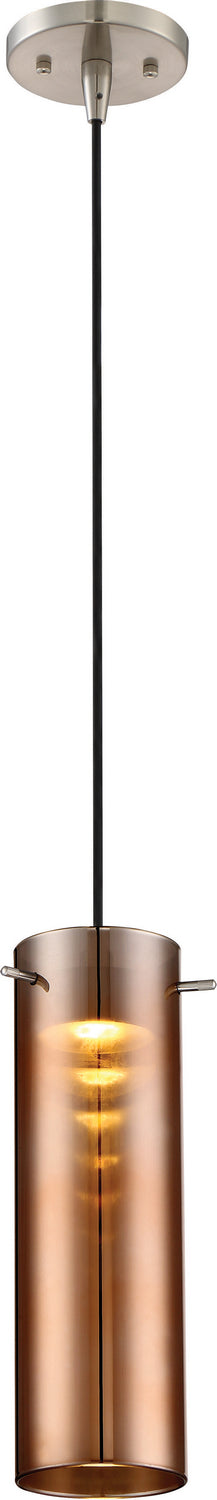 Nuvo Lighting 62-955 LED Mini Pendant, Brushed Nickel