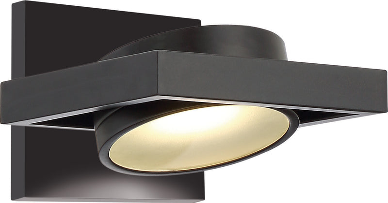 Nuvo Lighting 62-993 LED Wall Sconce, Black