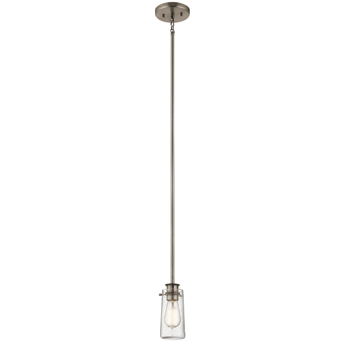 Kichler 43060CLP One Light Mini Pendant, Classic Pewter