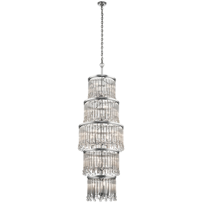 Kichler 43758CH 18 Light Chandelier, Chrome
