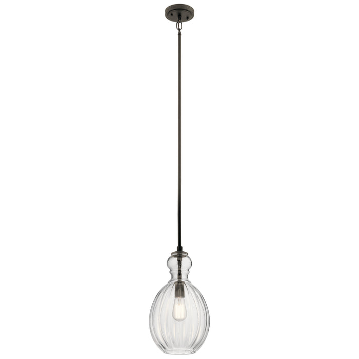 Kichler 43953OZ One Light Pendant, Olde Bronze
