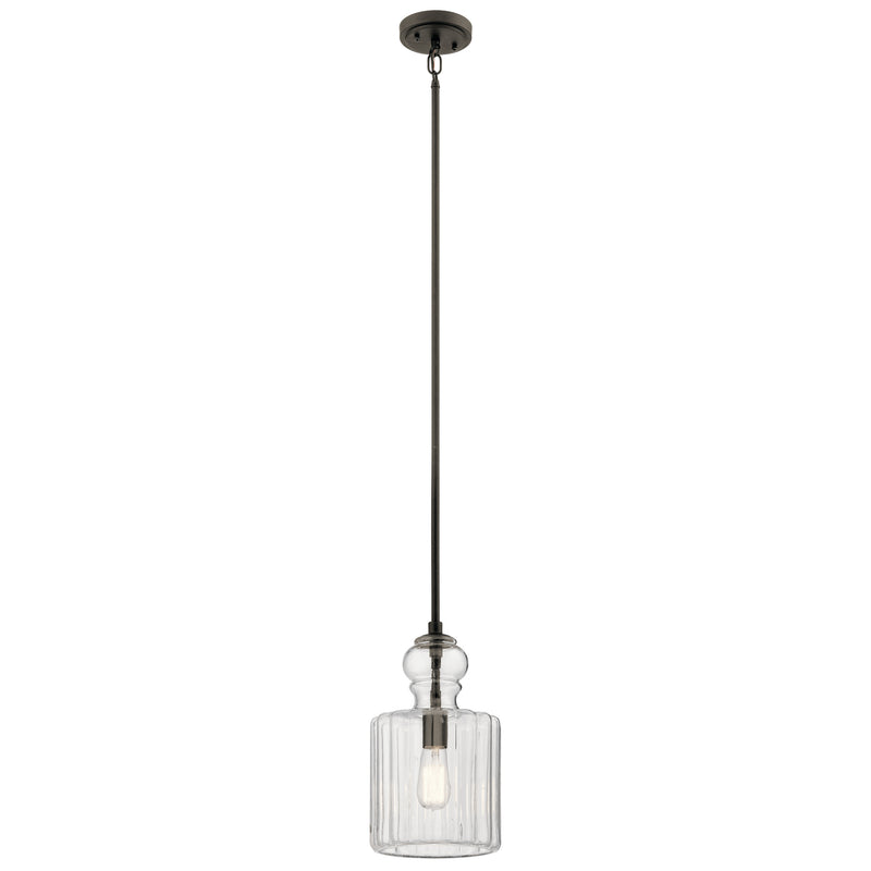 Kichler 43954OZ One Light Pendant, Olde Bronze