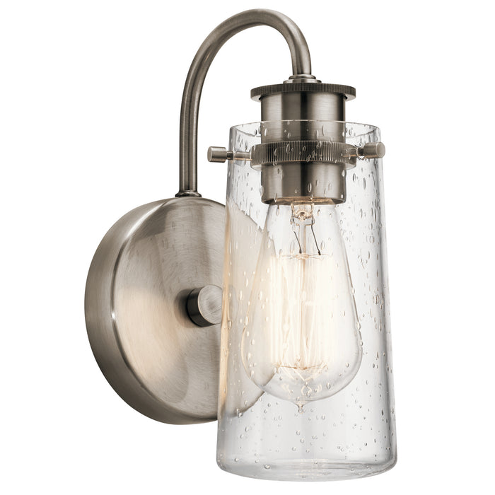 Kichler 45457CLP One Light Wall Sconce, Classic Pewter