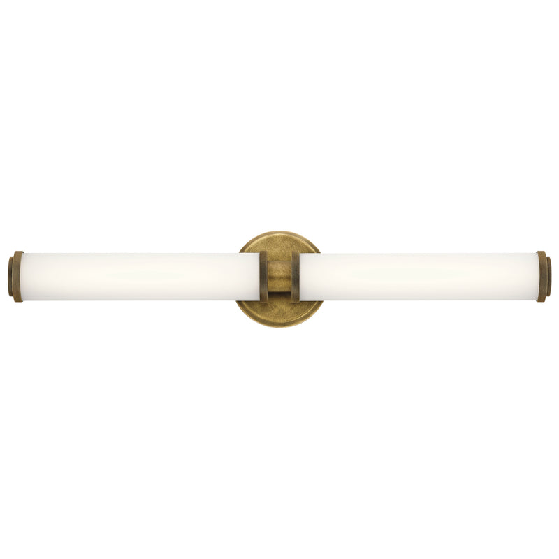 Kichler 45685NBRLED LED Linear Bath, Natural Brass
