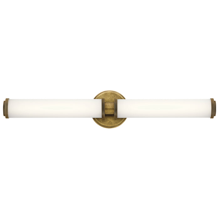 Kichler 45685NBRLED LED Linear Bath, Natural Brass