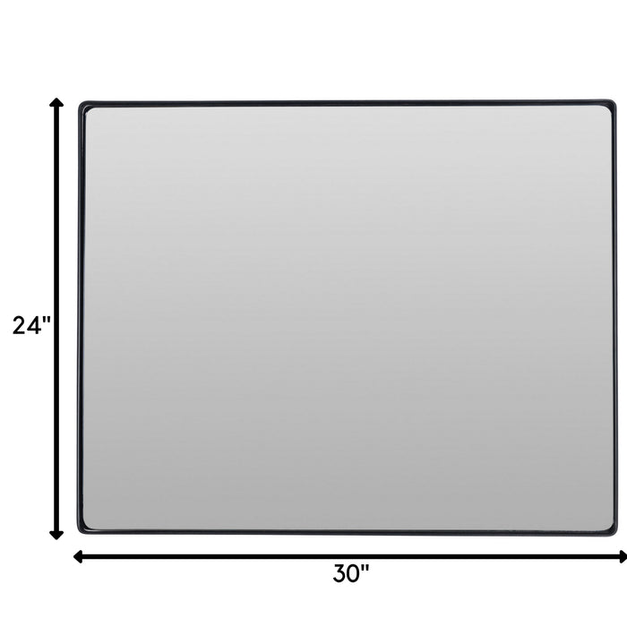 Varaluz 407A02BL Mirror, Black