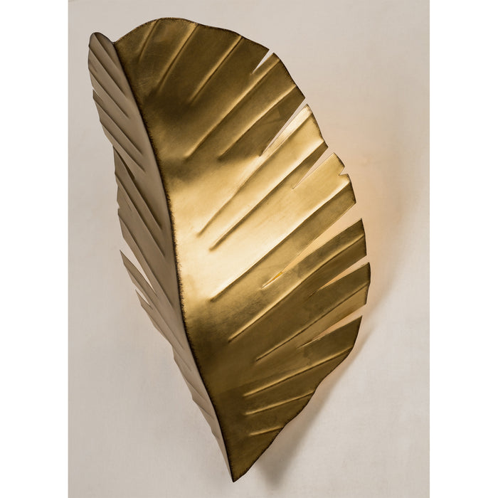 Varaluz 901K02GO Two Light Wall Sconce, Gold/Dark Edging