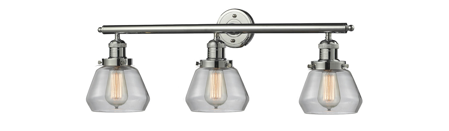 Innovations 205-PN-G172 Three Light Bath Vanity, Polished Nickel