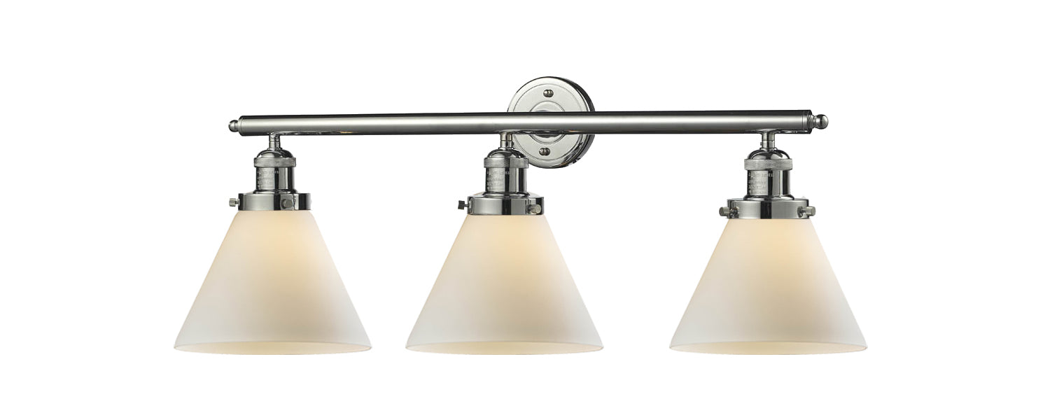 Innovations 205-PN-G41 Three Light Bath Vanity, Polished Nickel