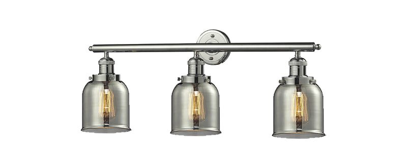 Innovations 205-PN-G53 Three Light Bath Vanity, Polished Nickel