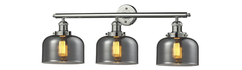 Innovations 205-PN-G73 Three Light Bath Vanity, Polished Nickel