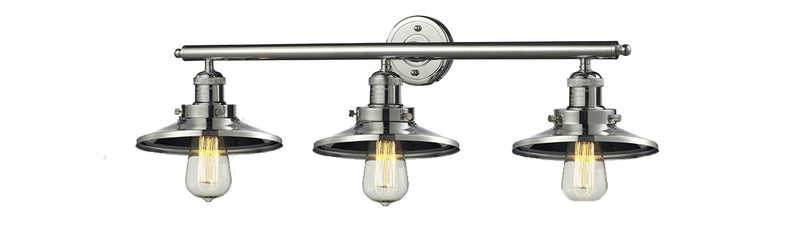 Innovations 205-PN-M1 Three Light Bath Vanity, Polished Nickel
