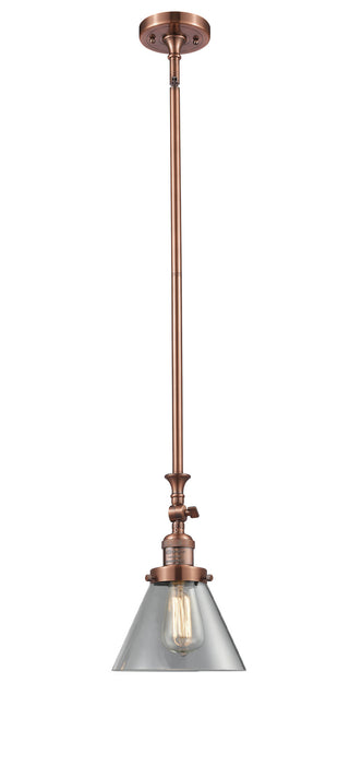 Innovations 206-AC-G42 One Light Mini Pendant, Antique Copper