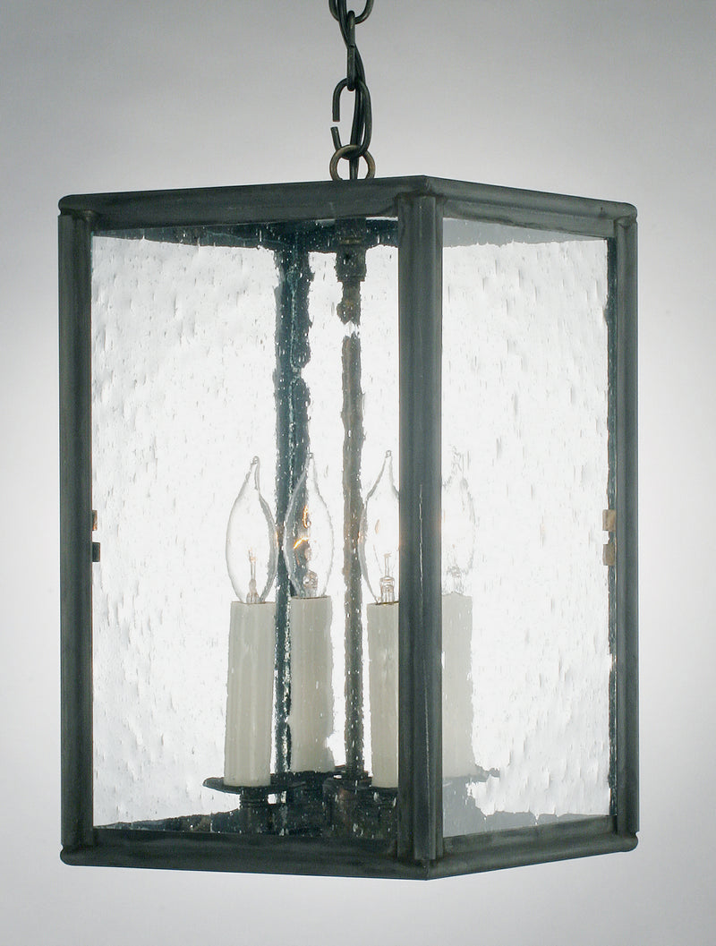 Genie House 12203DCSS Four Light Pendant, Dark Copper
