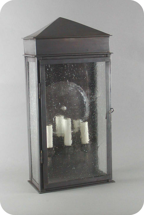 Genie House 2502PDBS Three Light Wall Mount, Dark Brass