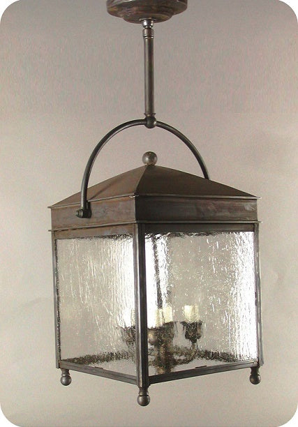 Genie House 25033DBS Four Light Pendant, Dark Brass