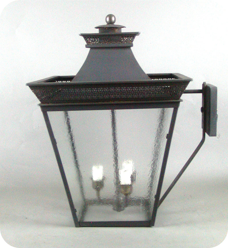 Genie House 42521DCS Three Light Wall Mount, Dark Copper