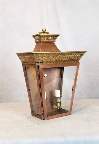 Genie House 4252PACC Two Light Pocket, Antique Copper