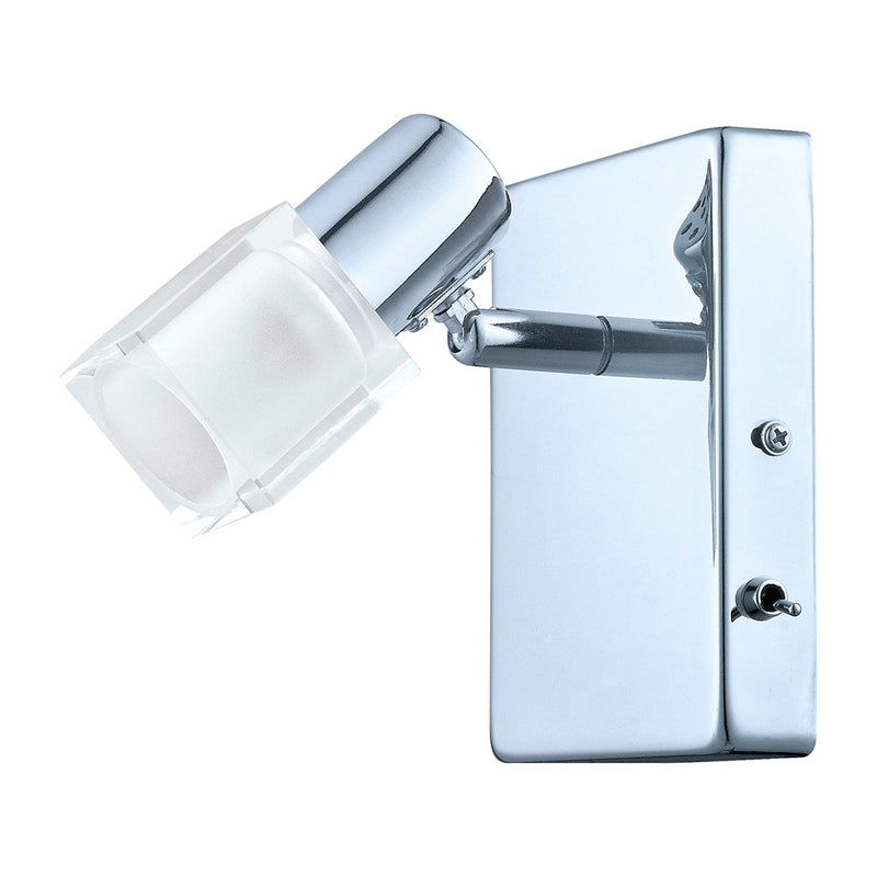 Eglo USA 200992A LED Wall Track Light, Chrome