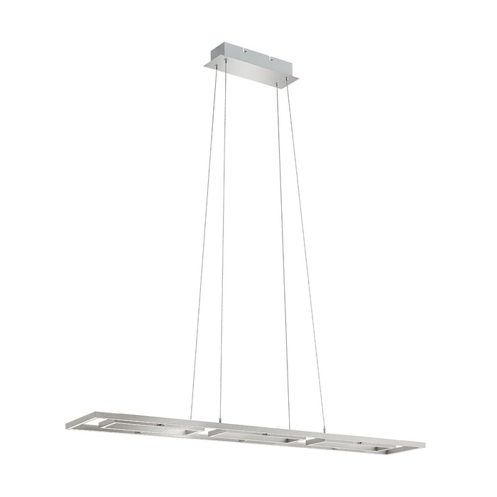 Eglo USA 96816A LED Pendant, Matte Nickel