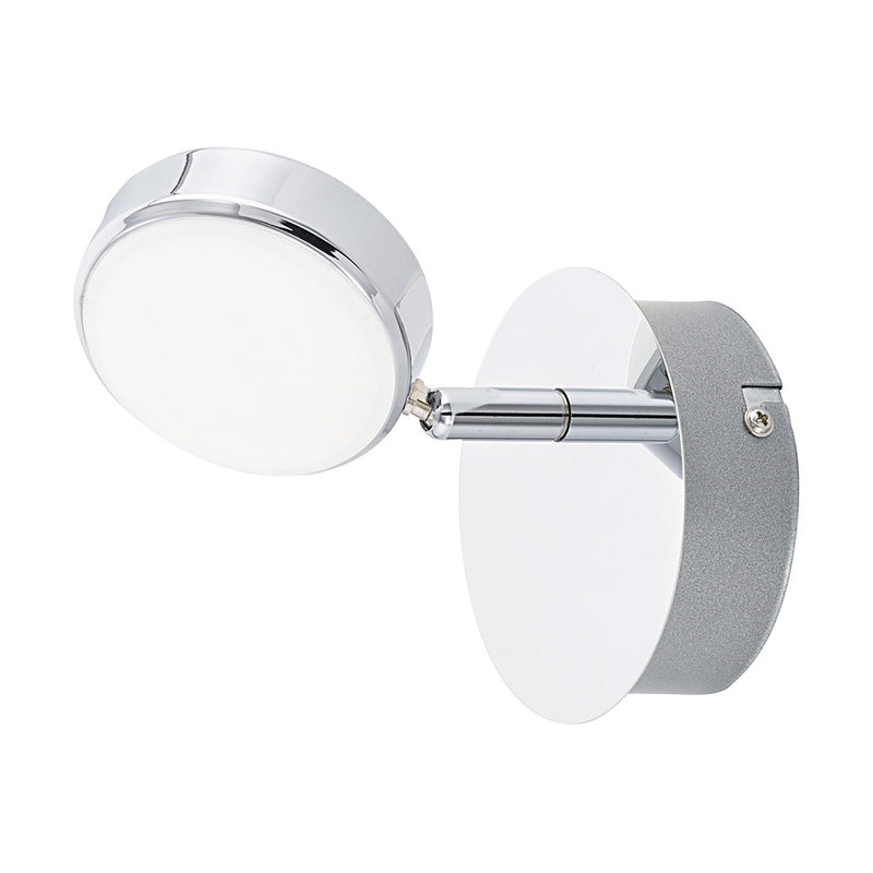 Eglo USA 95628A LED Wall Track Light, Chrome