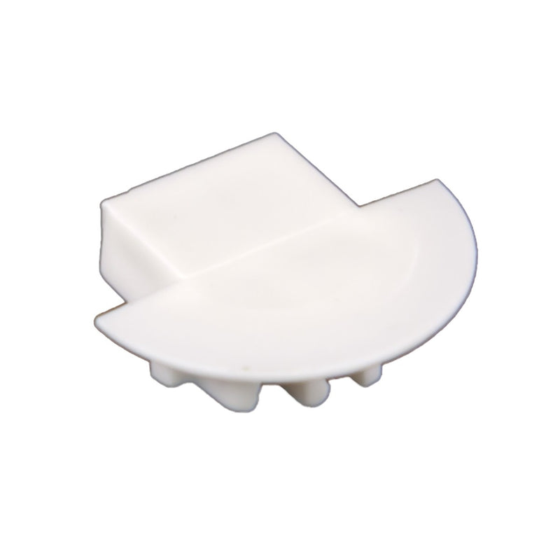 American Lighting PE-AA1DF-FEED End Cap, White