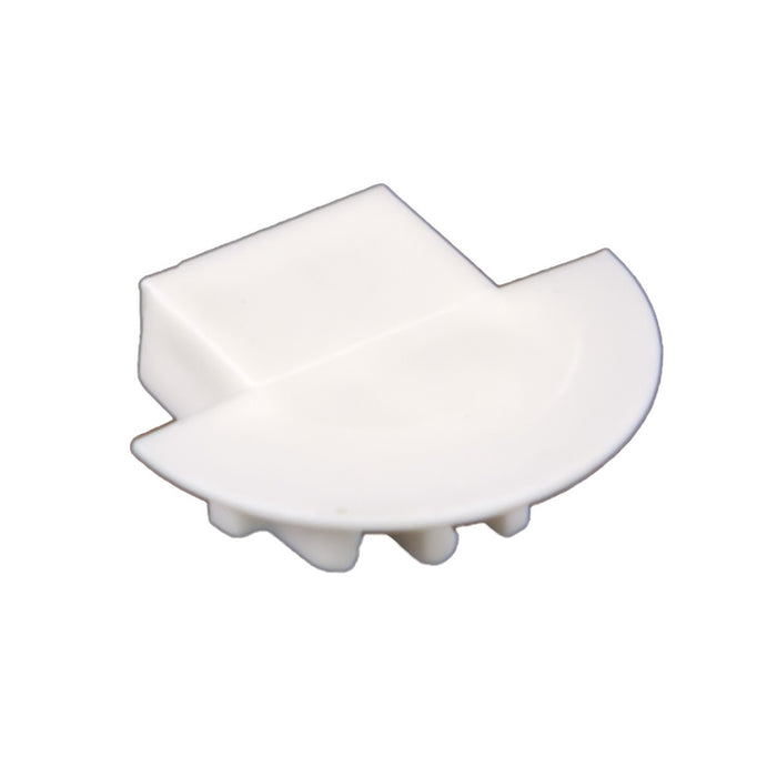 American Lighting PE-AA1DF-FEED End Cap, White