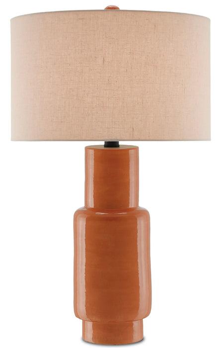Currey and Company 6000-0192 One Light Table Lamp, Orange