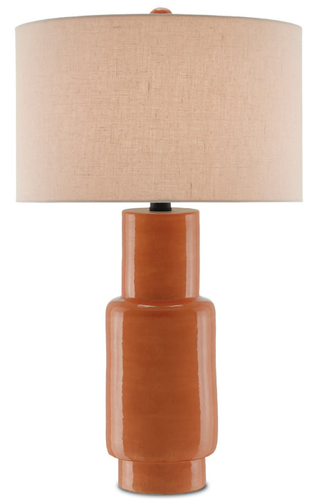 Currey and Company 6000-0192 One Light Table Lamp, Orange