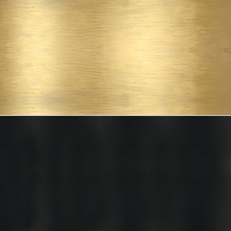 Crystorama CAP-8503-MK-TG Two Light Outdoor Flush Mount, Matte Black + Textured Gold