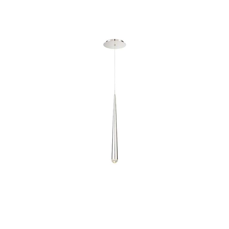 Modern Forms PD-41719-PN LED Mini Pendant, Polished Nickel