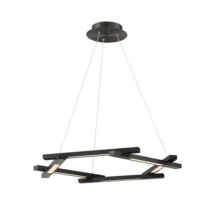 Modern Forms PD-43728-BK LED Chandelier, Black