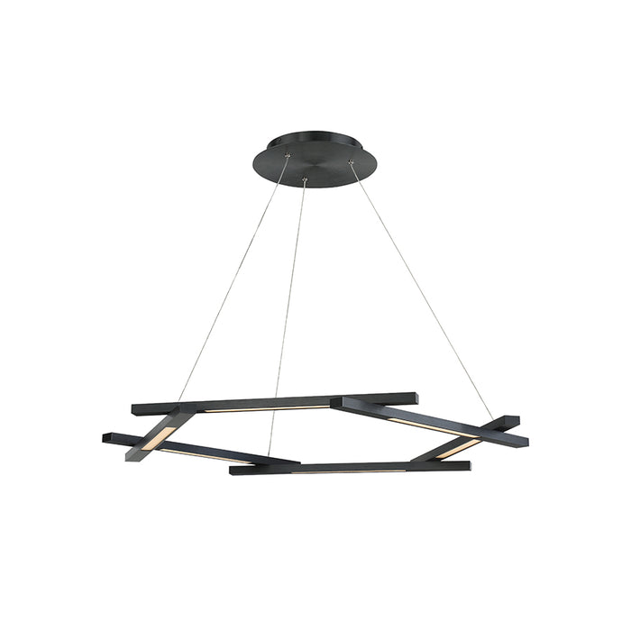 Modern Forms PD-43738-BK LED Chandelier, Black