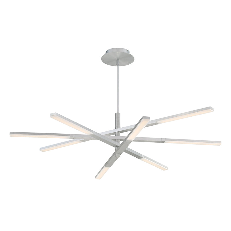 Modern Forms PD-50748-AL LED Chandelier, Brushed Aluminum