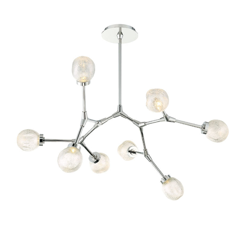 Modern Forms PD-53728-PN LED Chandelier, Polished Nickel