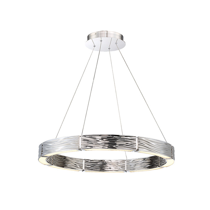 Modern Forms PD-56729-PN LED Chandelier, Polished Nickel