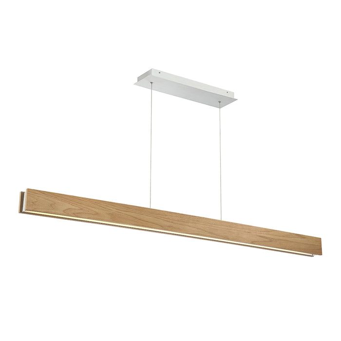 Modern Forms PD-58756-WAL LED Linear Pendant, Walnut