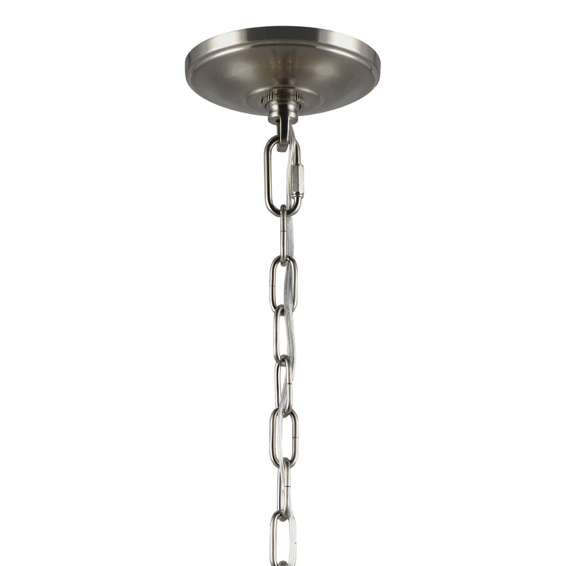 Visual Comfort Studio F3155/3SN Three Light Pendant, Satin Nickel