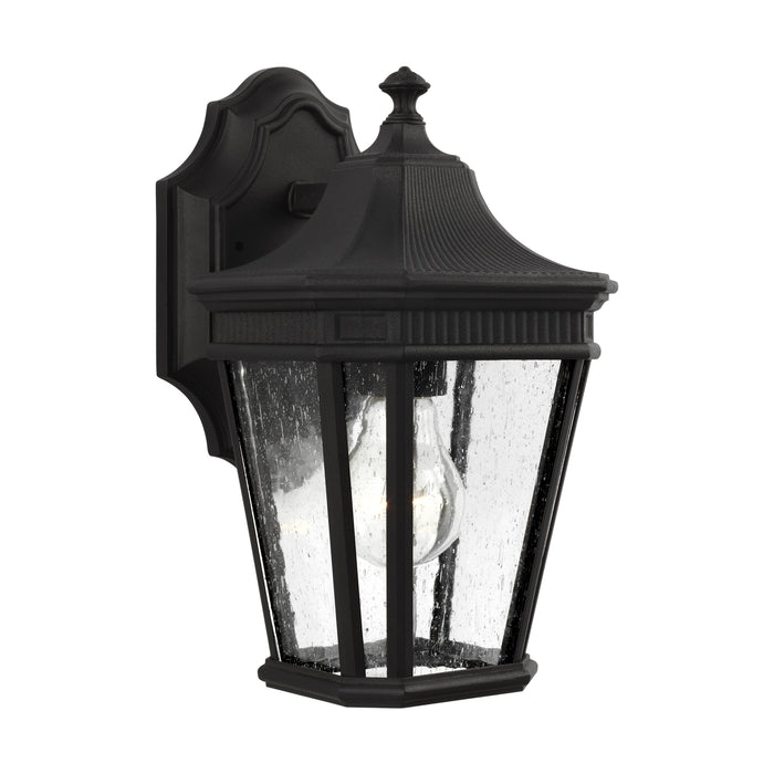 Generation Lighting OL5420BK One Light Outdoor Wall Lantern, Black