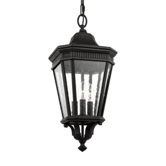 Generation Lighting OL5431BK Three Light Hanging Lantern, Black