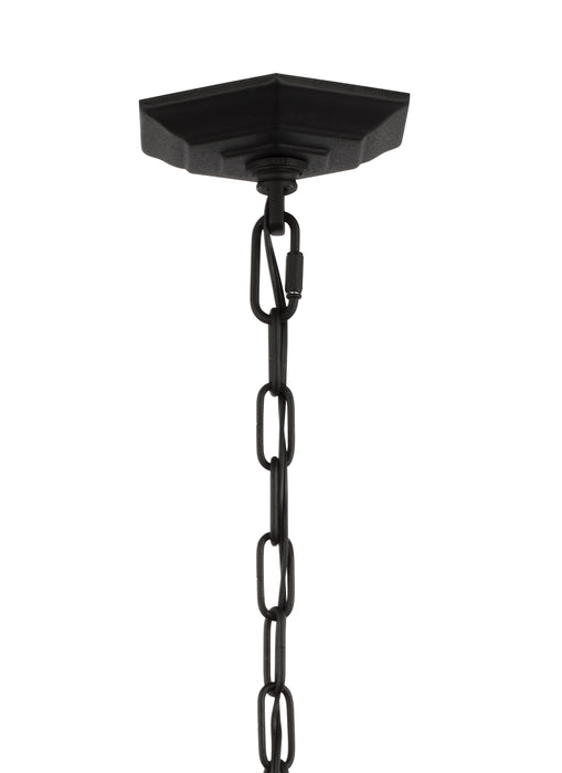 Generation Lighting OL5431BK Three Light Hanging Lantern, Black