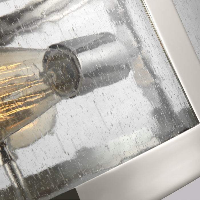 Visual Comfort Studio SF341PN Two Light Semi-Flush Mount, Polished Nickel