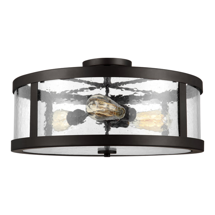 Visual Comfort Studio SF342ORB Three Light Semi-Flush Mount, Oil Rubbed Bronze